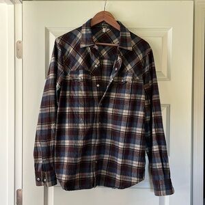 Ibex wool snap shirt